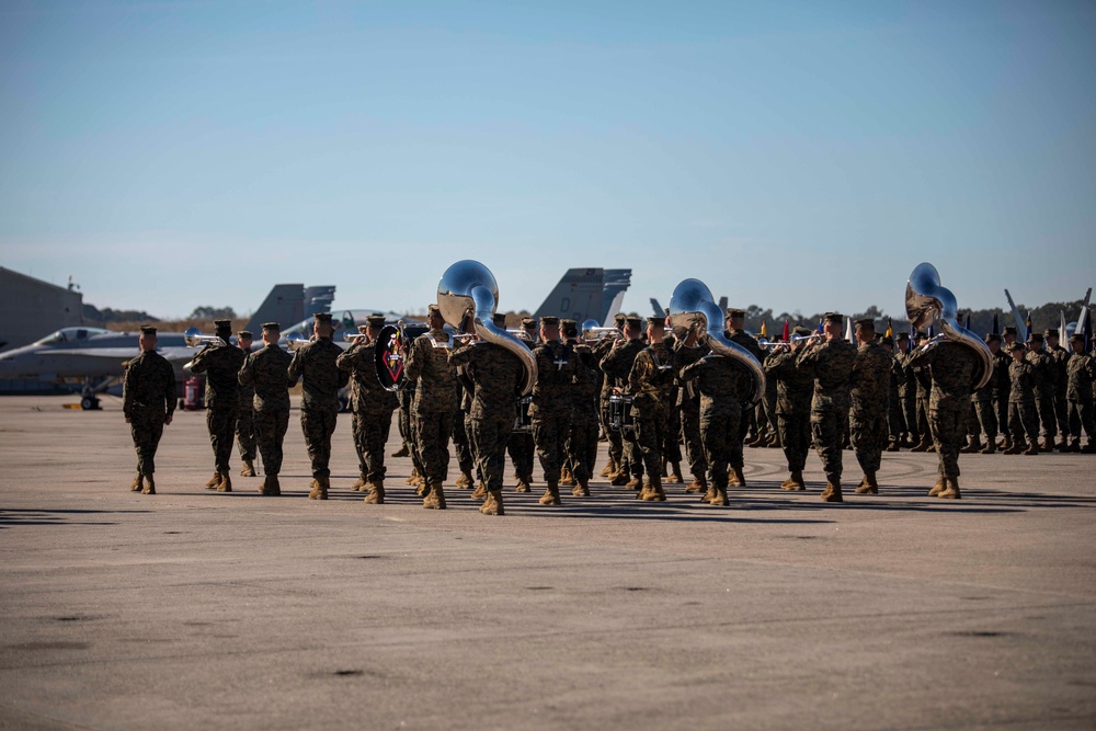 Marine Fighter Attack Squadron 312 Change of Command Ceremony