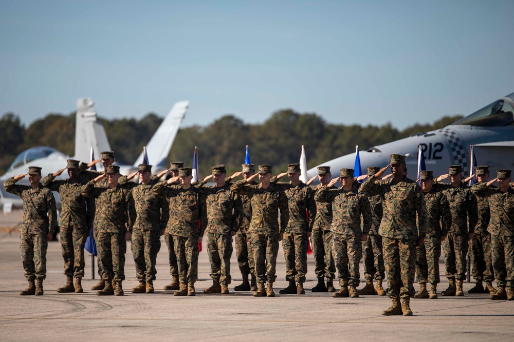 Marine Fighter Attack Squadron 312 Change of Command Ceremony