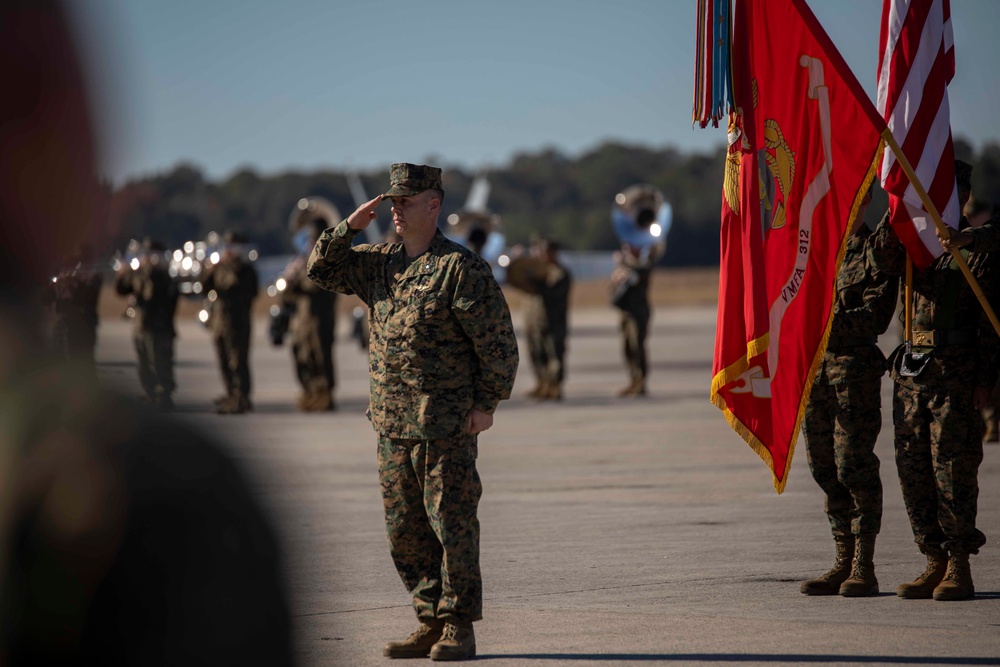 Marine Fighter Attack Squadron 312 Change of Command Ceremony