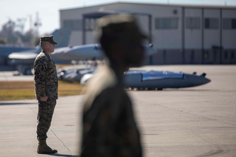 Marine Fighter Attack Squadron 312 Change of Command Ceremony