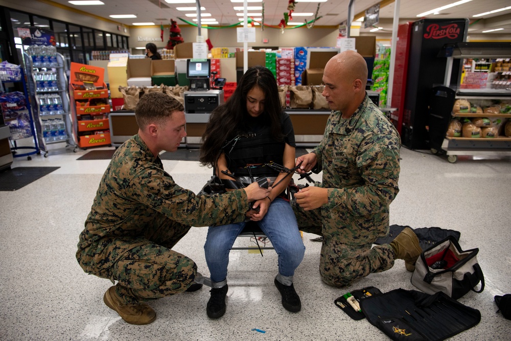 EOD trains aboard MCBH