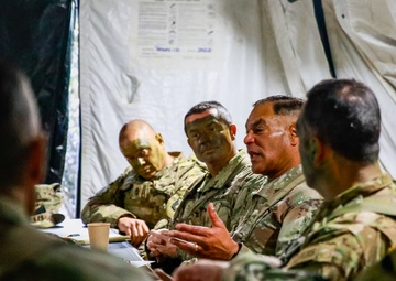General Michael X. Garrett visits 101st Combat Aviation Brigade during Division Training Density