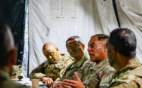 General Michael X. Garrett visits 101st Combat Aviation Brigade during Division Training Density