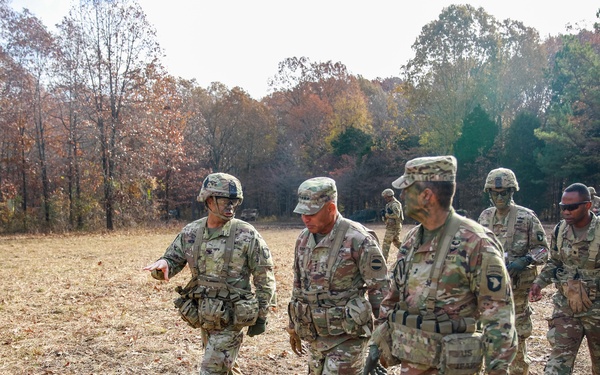 General Michael X. Garrett visits 101st Combat Aviation Brigade during Division Training Density