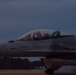 79th Fighter Squadron F-16 pilot returns from training sortie