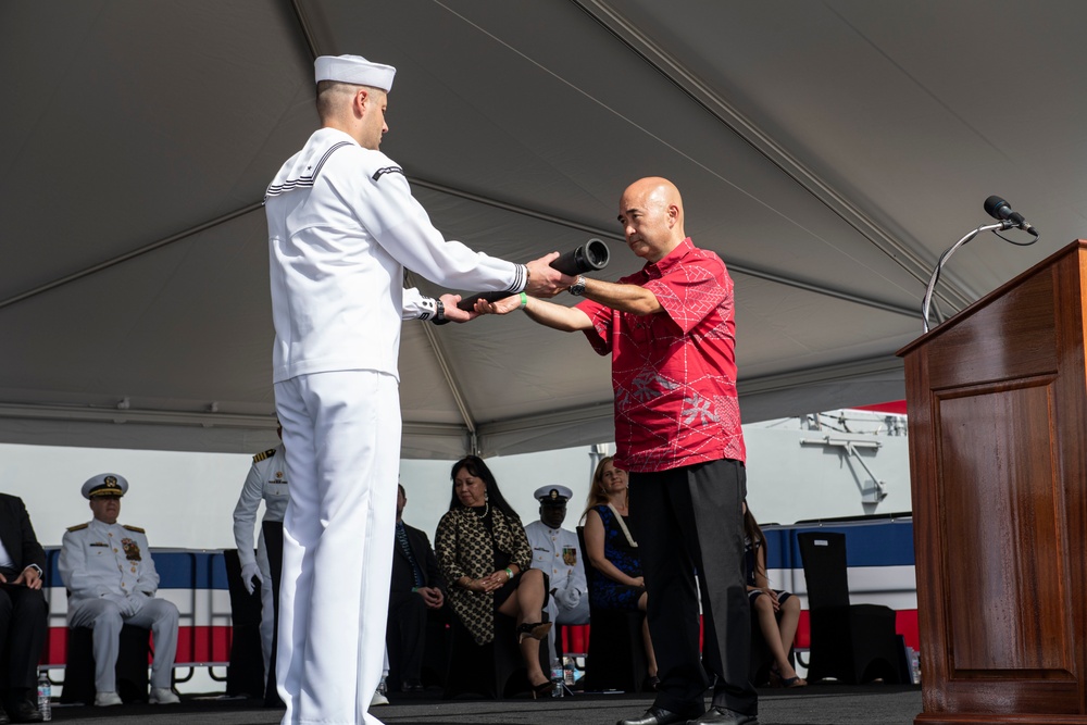 Commissioning of USS Daniel Inouye