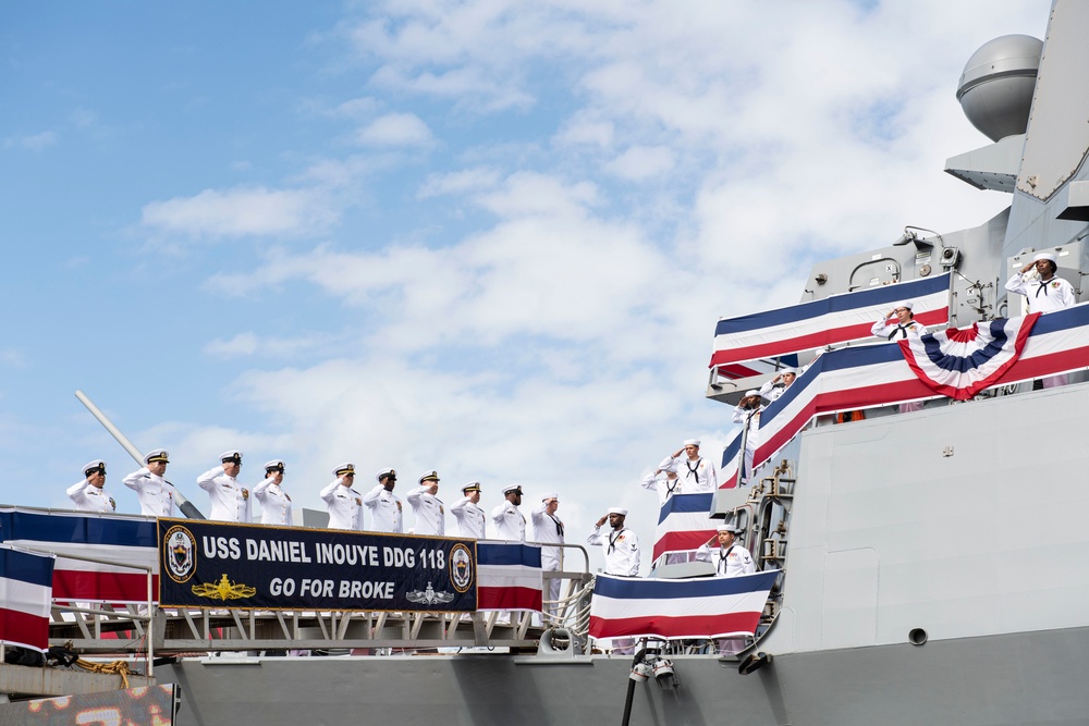 Commissioning of USS Daniel Inouye