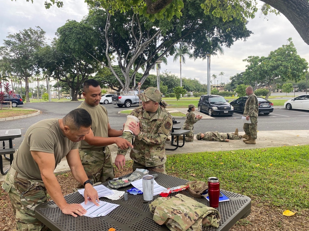 48th APS Reserve Citizen Airmen practice TCCC skills to ensure combat-readiness