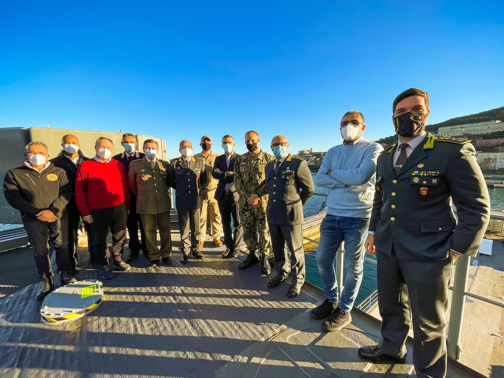 Community-Building Event Aboard USS Mount Whitney