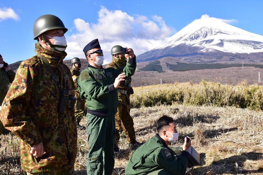 JASDF conducts first fixed wing close air support at Camp Fuji