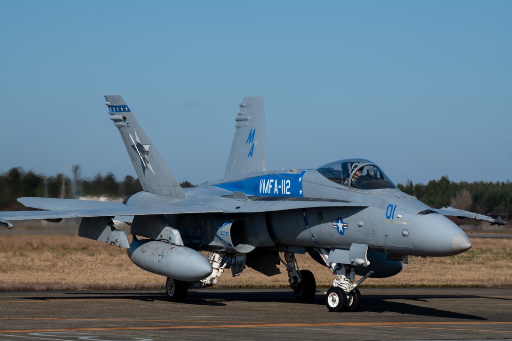 VMFA-112 Conduct Flight Operations out of Hyakuri