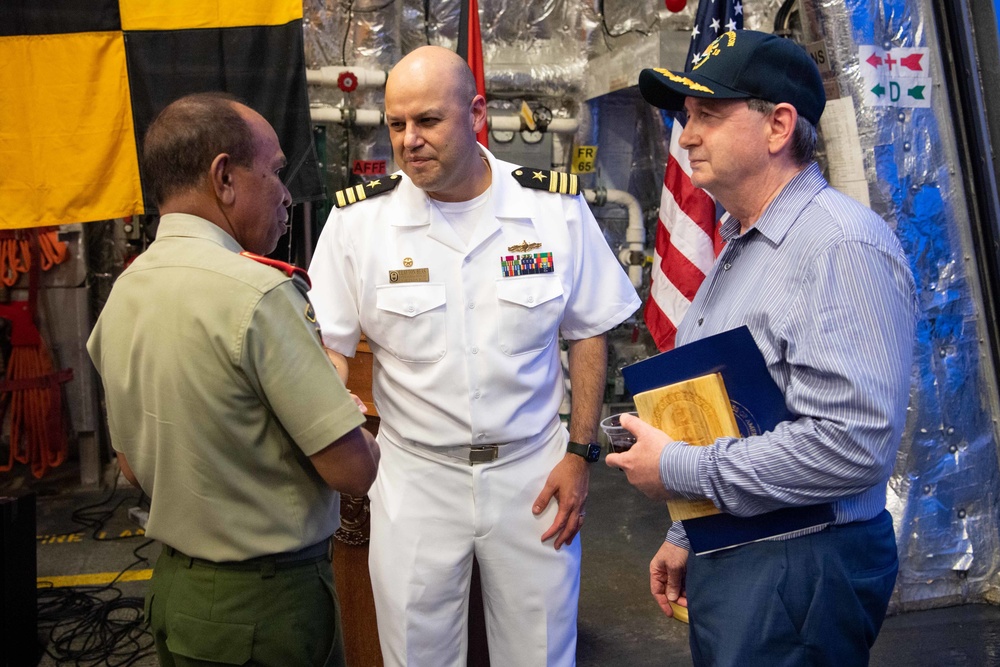 USS Charleston Hosts Reception in Dili, Timor-Leste