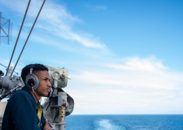 USS Carl Vinson (CVN 70) Sailor Stands Watch