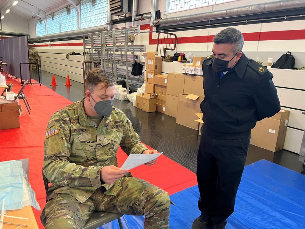 30th Med Brigade Victory Medics Support COVID-19 Booster Rodeo