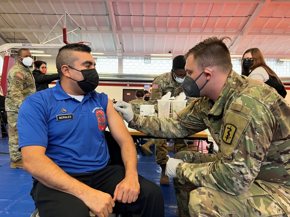30th Med Brigade Victory Medics Support COVID-19 Booster Rodeo