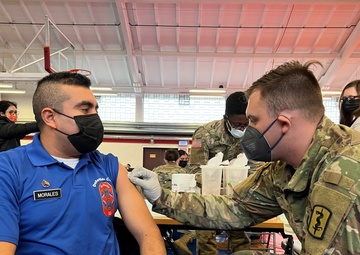 30th Med Brigade Victory Medics Support COVID Booster Rodeo