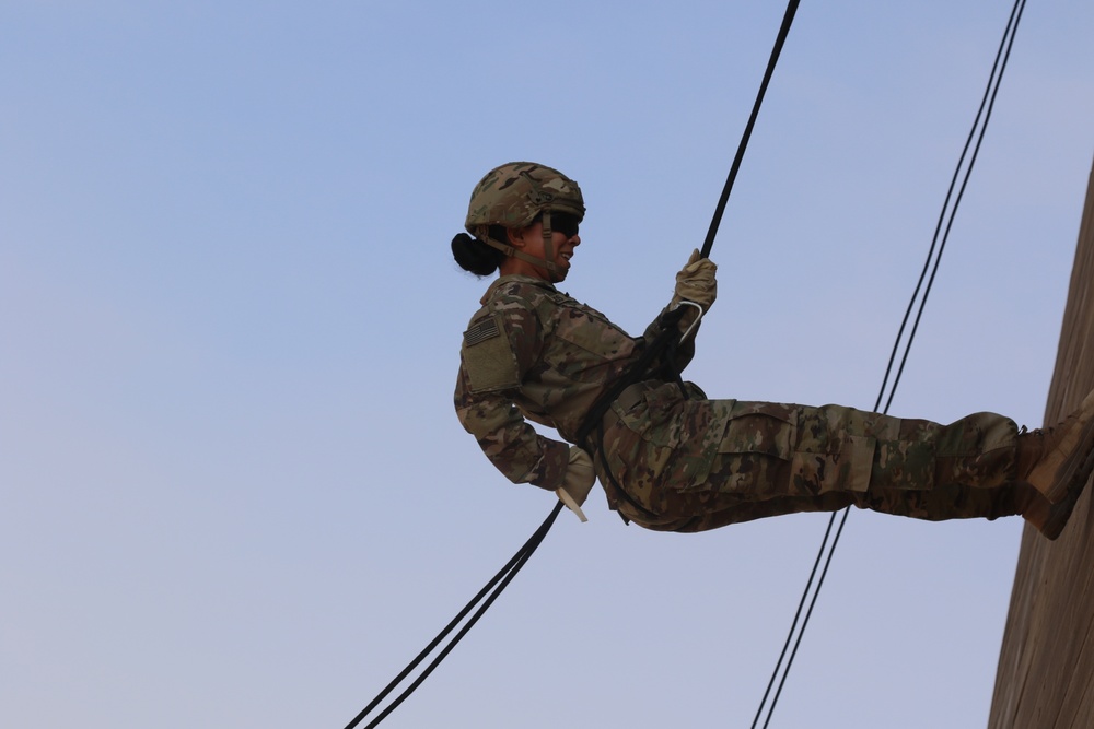 Task Force Phoenix rappel operations course at Camp Buehring, Kuwait