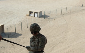 Task Force Phoenix rappel operations course at Camp Buehring, Kuwait