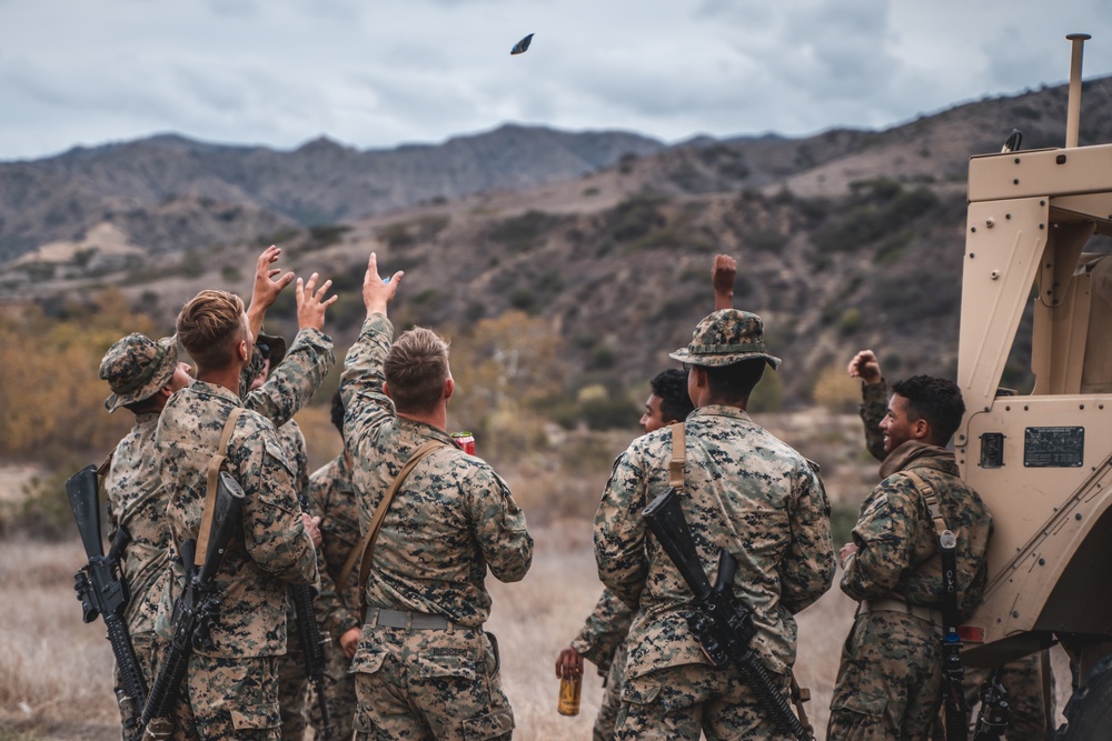 U.S. Marines Conduct Convoy Operations