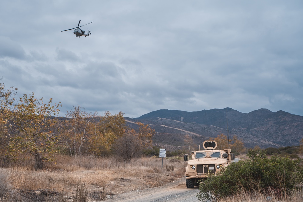 U.S. Marines Conduct Convoy Operations