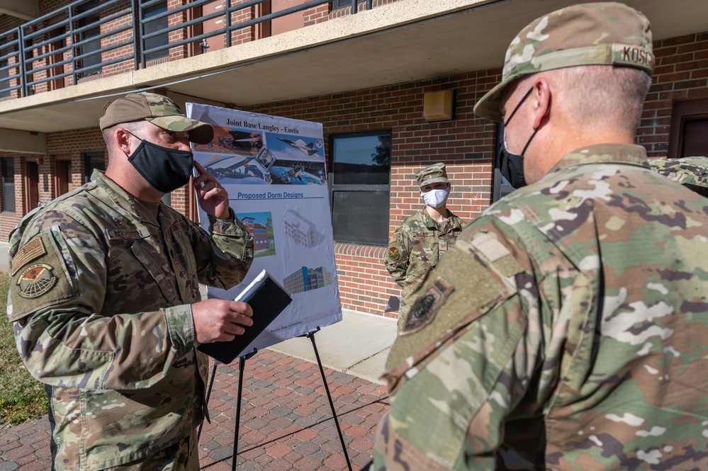 Fifteenth Air Force Commander visits Joint Base Langley-Eustis