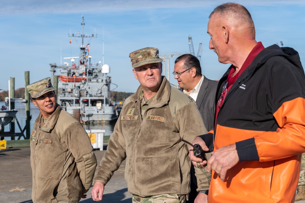 Fifteenth Air Force Commander visits Joint Base Langley-Eustis