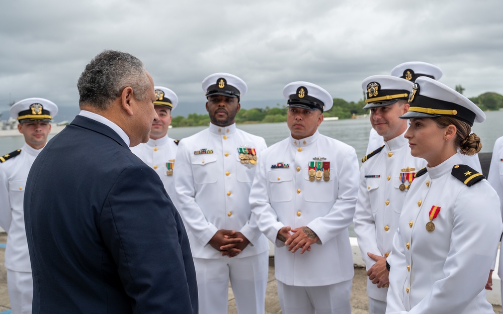 USS Daniel Inouye Commissioning Ceremony