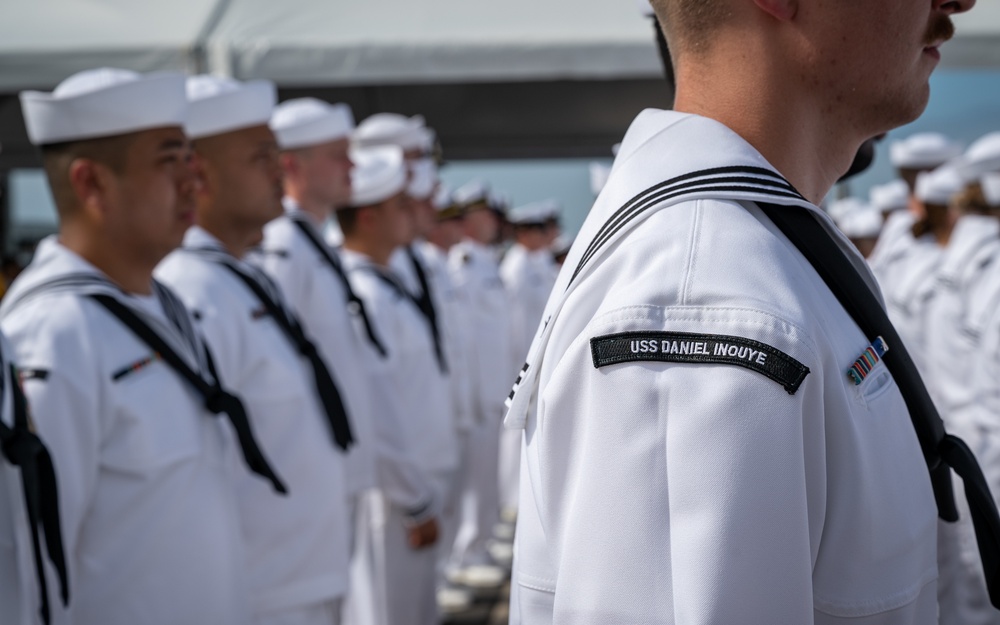 USS Daniel Inouye Commissioning Ceremony