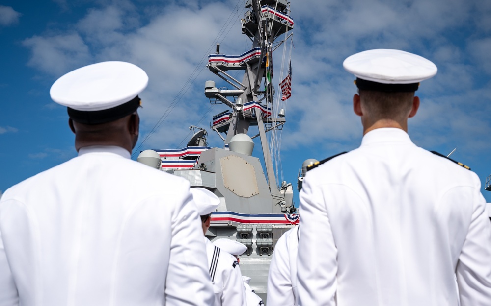 USS Daniel Inouye Commissioning Ceremony