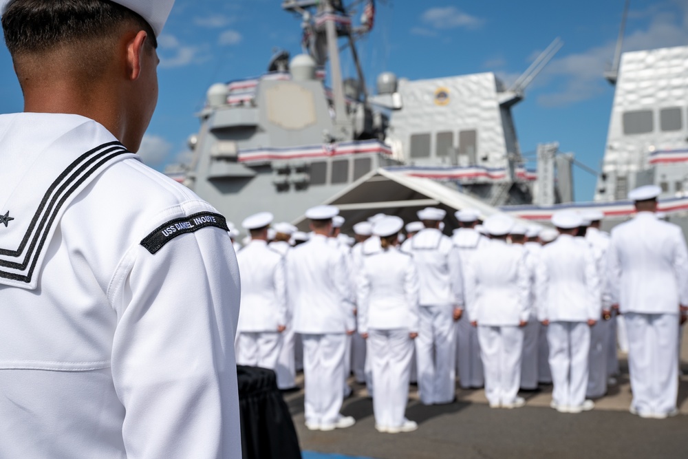 USS Daniel Inouye Commissioning Ceremony