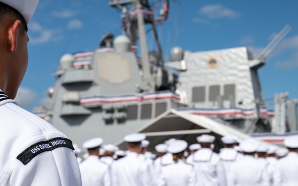 USS Daniel Inouye Commissioning Ceremony