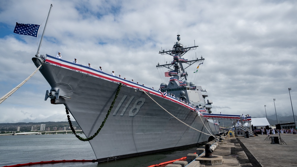 USS Daniel Inouye Commissioning Ceremony