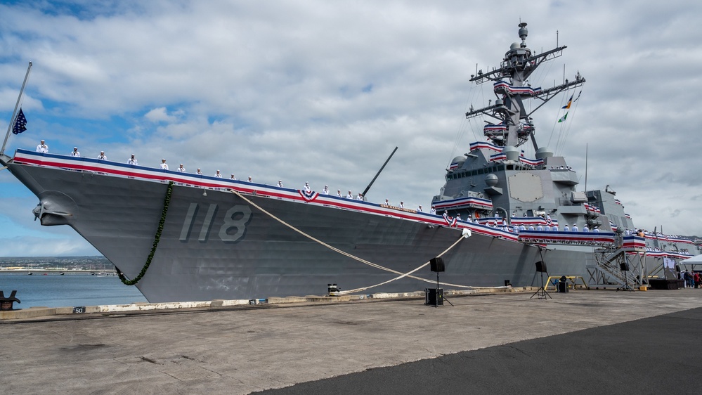 USS Daniel Inouye Commissioning Ceremony