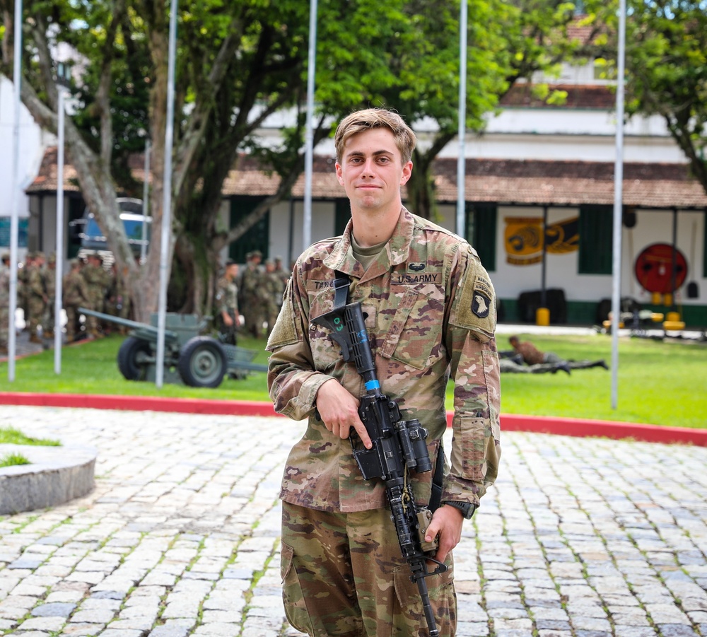 Army Ranger Spc. Taylor applies expertise to lead Soldiers in Southern Vanguard 22