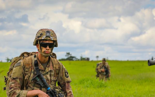 Army Ranger Spc. Taylor applies expertise to lead Soldiers in Southern Vanguard 22