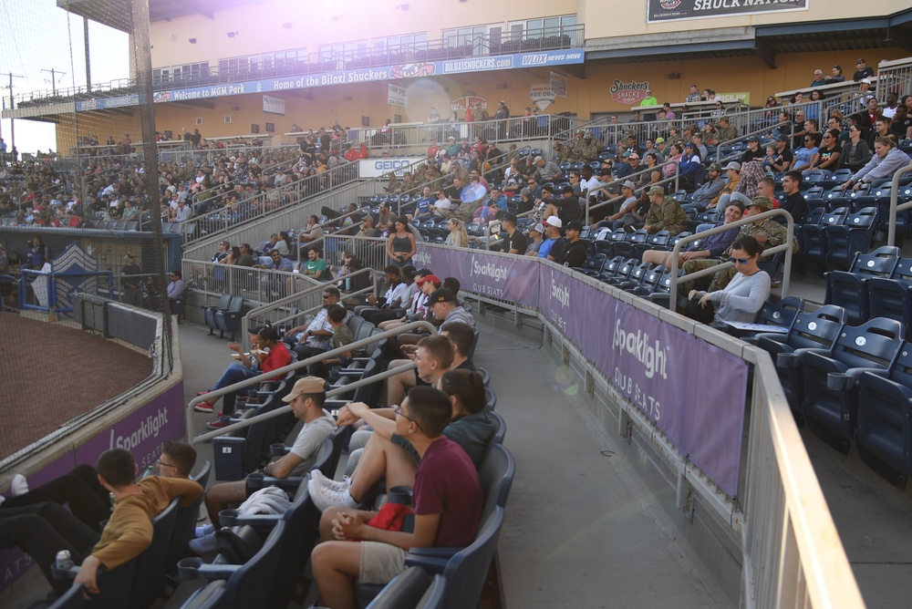 Dragons participate in Chiefs vs. Eagles softball game