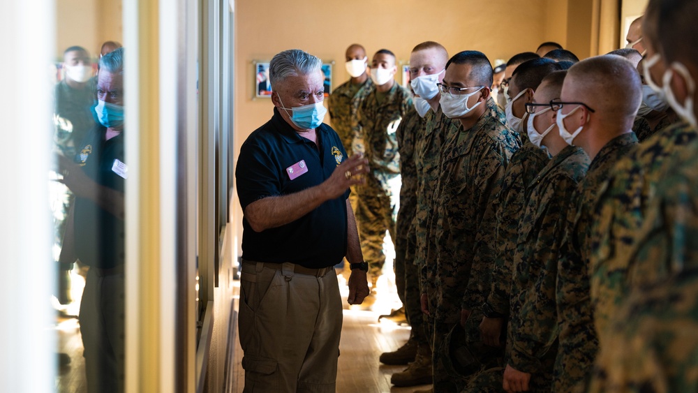 Delta Company Marines museum visit