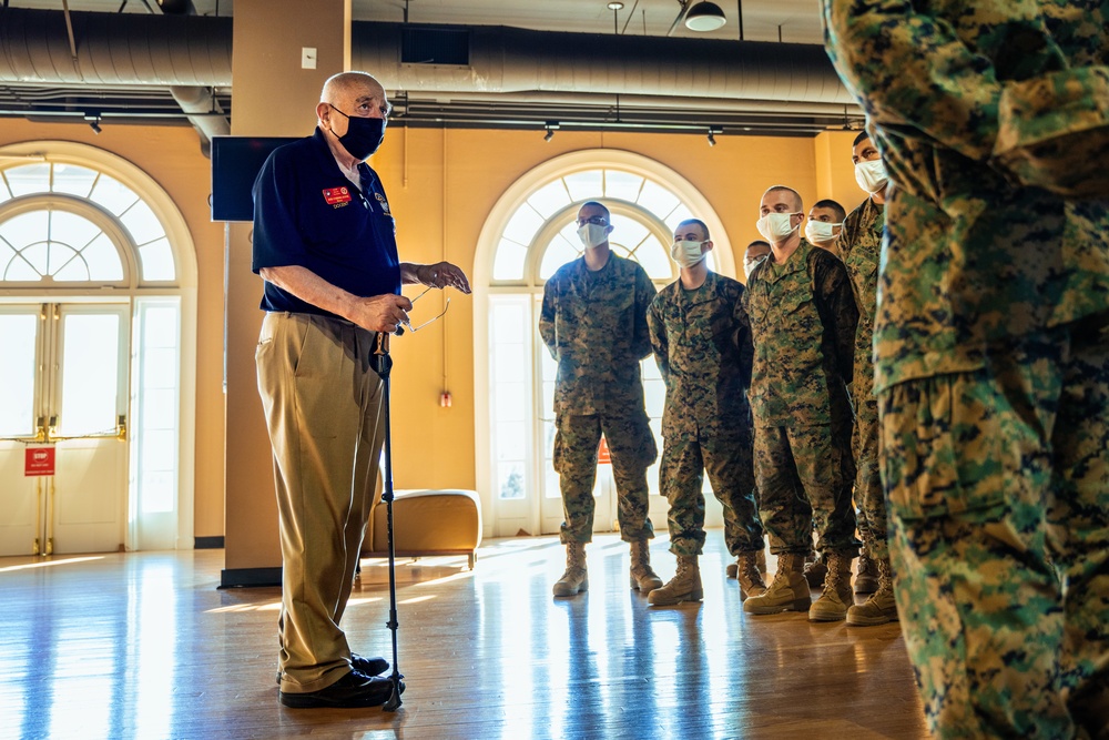 Delta Company Marines museum visit