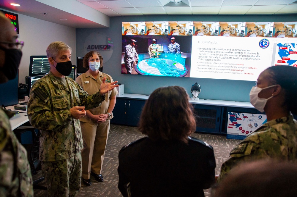 Commander, U.S. Third Fleet Tours NMRTC San Diego