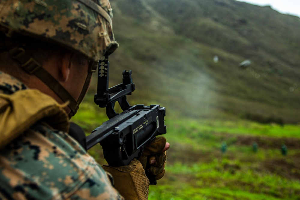 3/3 conducts fire team battle drills