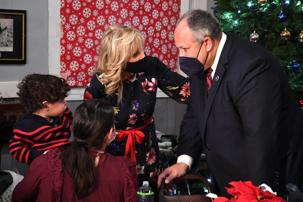 First Lady Jill Biden visits Groton