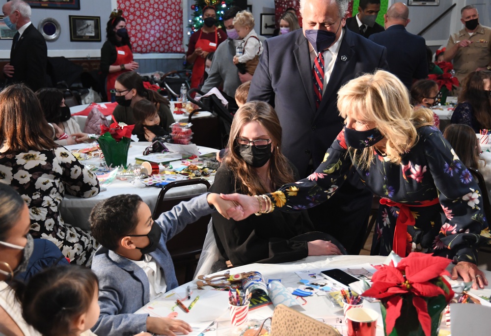 First Lady Jill Biden visits Groton