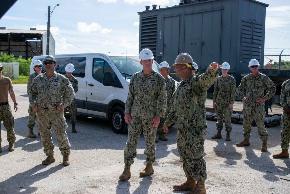 Naval Construction Group 1 visits US Navy Seabees with Naval Mobile Construction Battalion 5