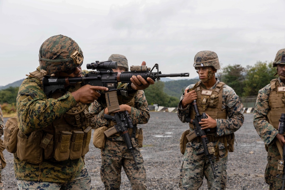 KMEP Grassweek| Marines with 3d Marine Logistics Group prepare for live fire range