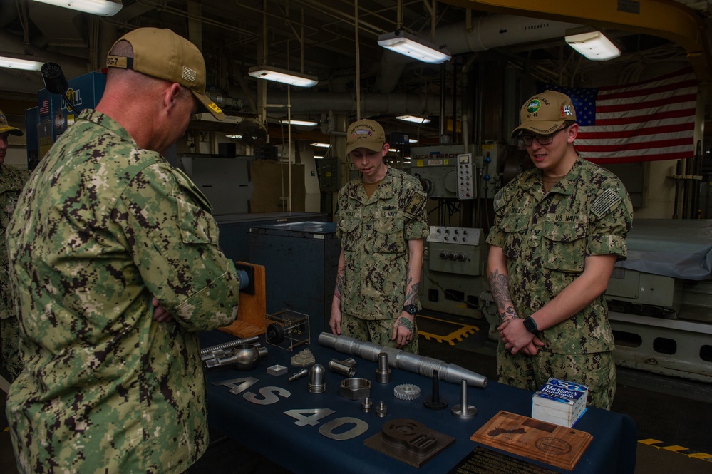 DVIDS - Images - Rear Adm. Engdahl Visits Frank Cable [Image 1 of 3]