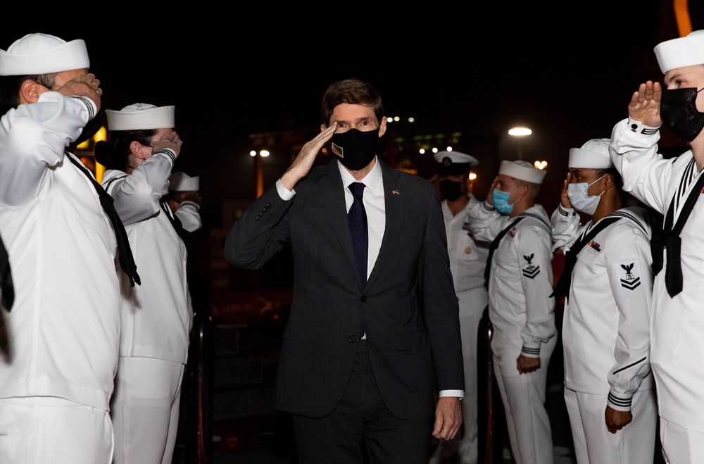 USS Tulsa Hosts CARAT Bangladesh 2021 Reception