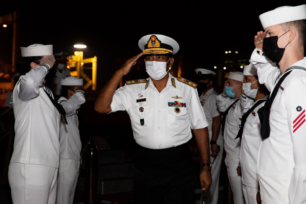 USS Tulsa Hosts CARAT Bangladesh 2021 Reception