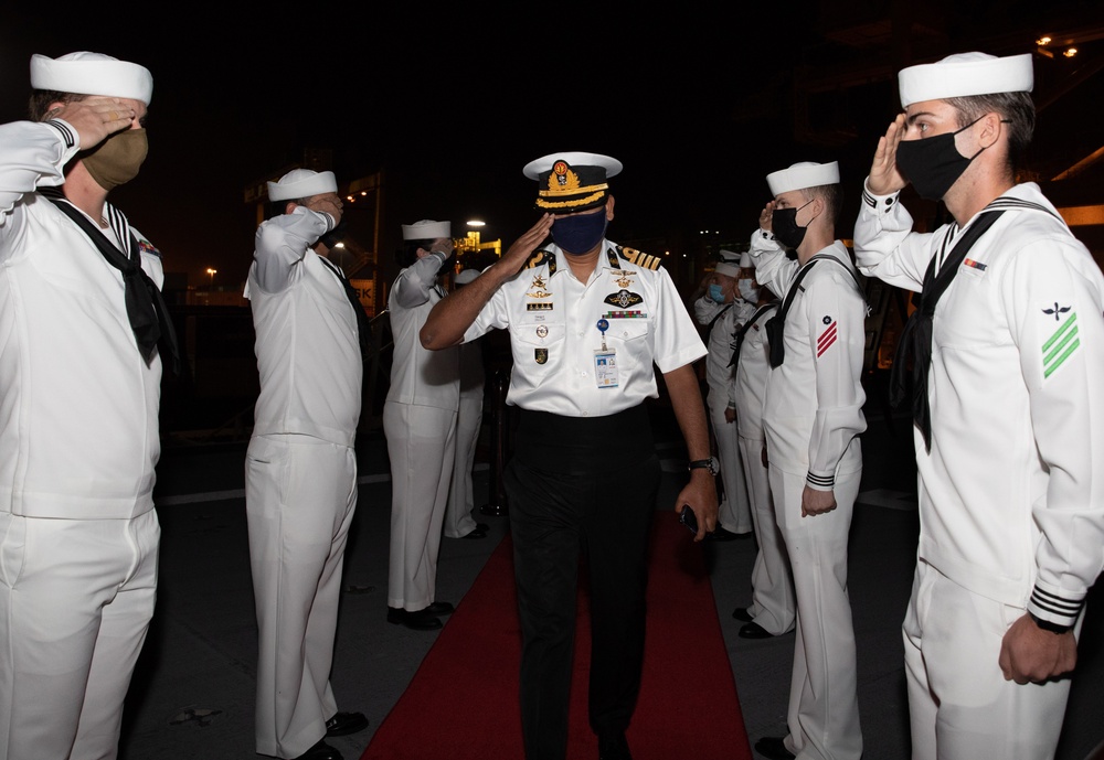 USS Tulsa Hosts CARAT Bangladesh 2021 Reception