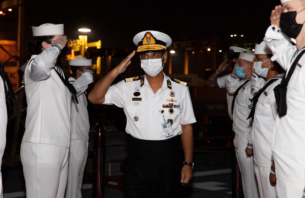USS Tulsa Hosts CARAT Bangladesh 2021 Reception