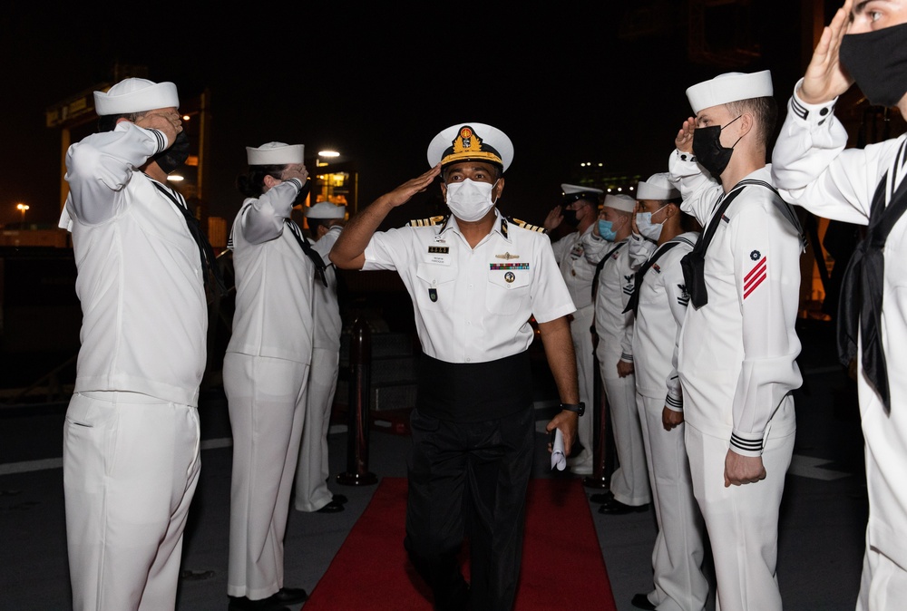 USS Tulsa Hosts CARAT Bangladesh 2021 Reception